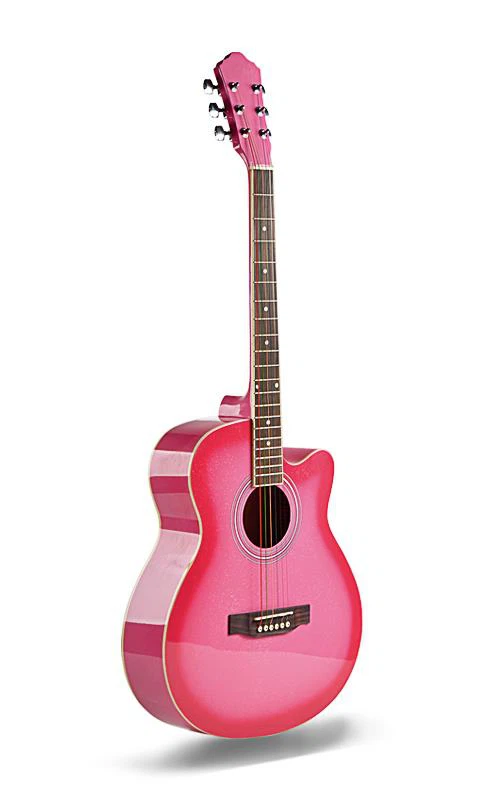 Gitar Akustik Pelajar berkilat tinggi