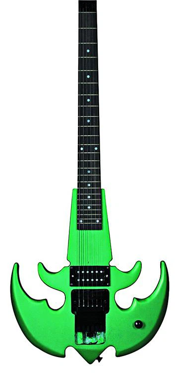Gitar Elektrik Bentuk Khas Tanpa Kepala