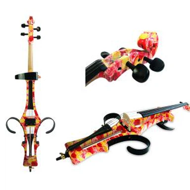 4/4 Cello Elektrik Berwarna-warni Profesional