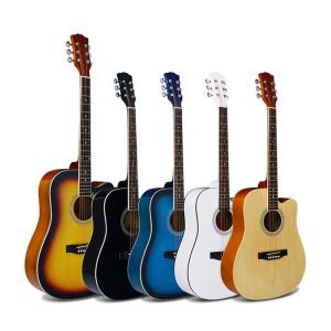 Gitar Akustik Permulaan 41 Inci berkilat tinggi