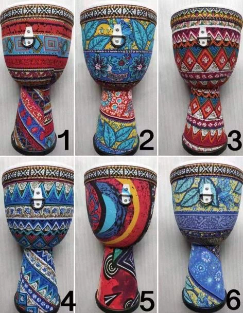 Fabrik 8" Dram Afrika tanpa Tala